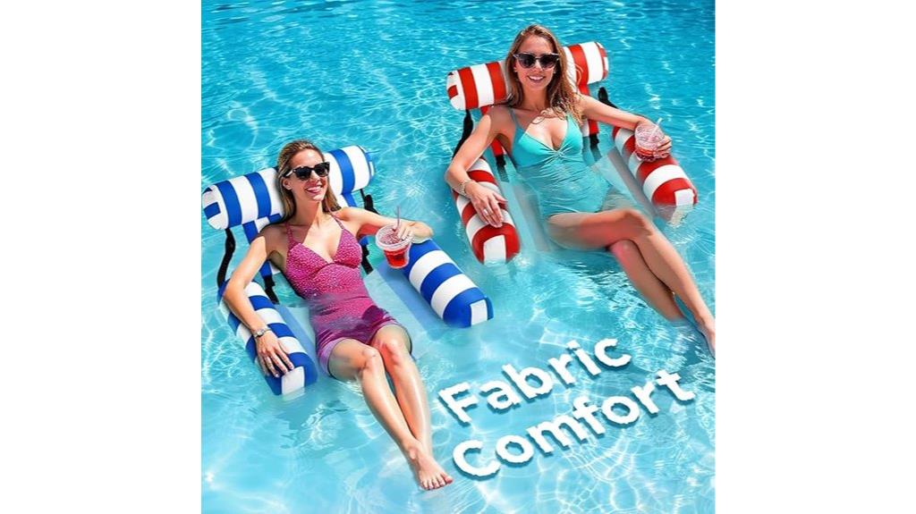 inflatable pool float set