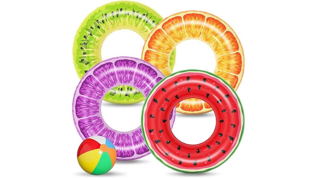 inflatable pool toy set