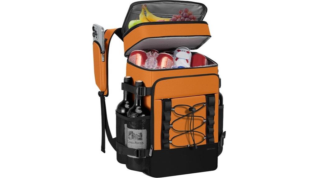 insulated cooler backpack 40 cans