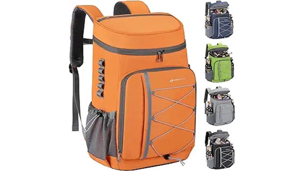 insulated soft cooler backpack