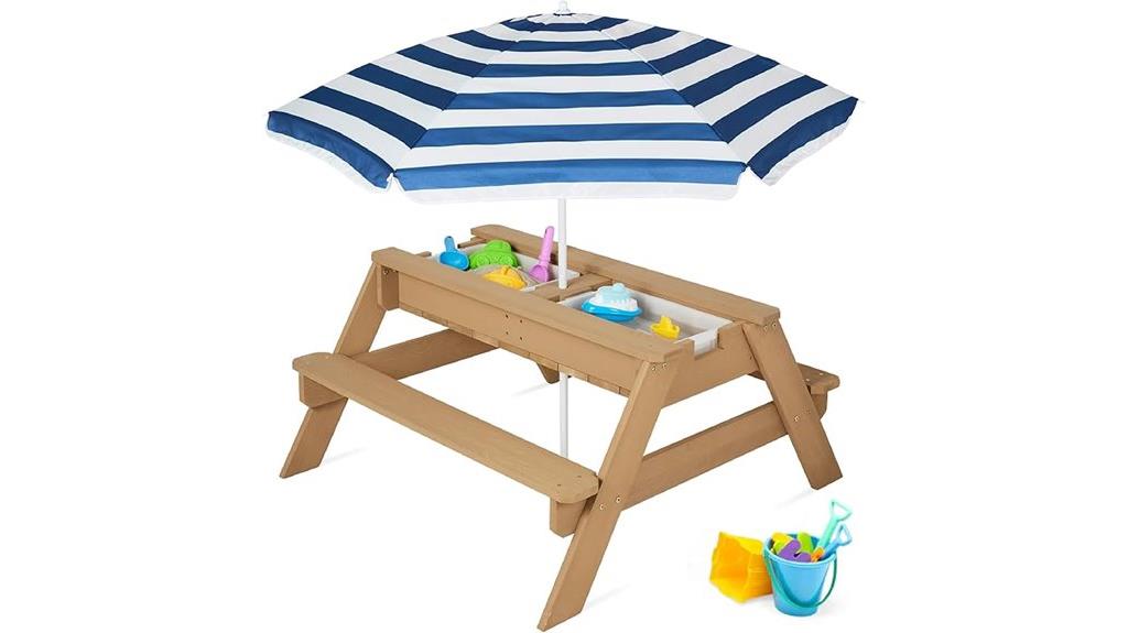 kids 3 in 1 sand water table