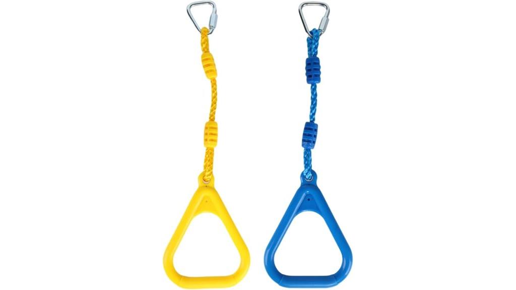 kids gymnastic ring climbing