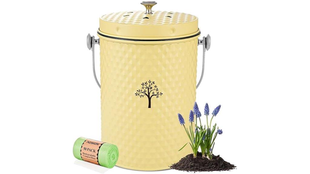kitchen countertop compost bin