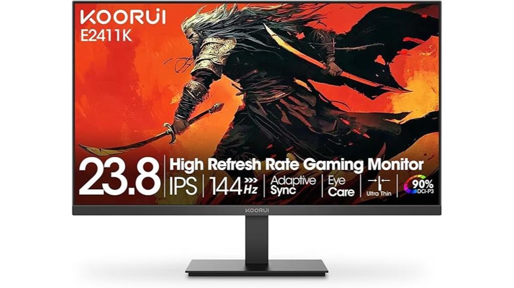 koorui 24 inch gaming monitor