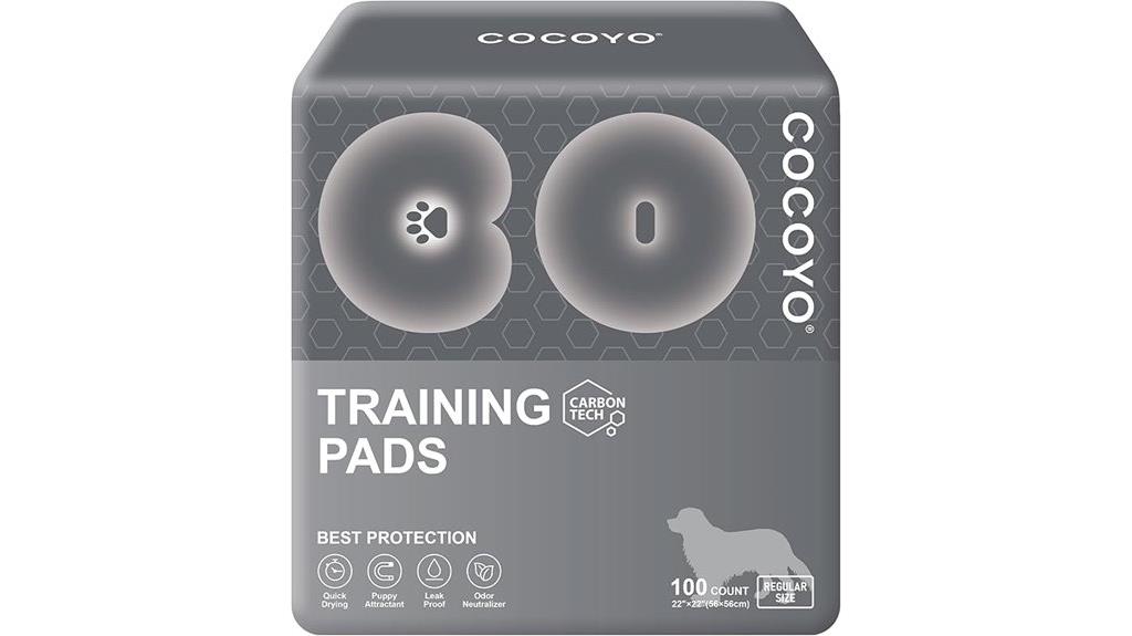 large 100 pack training pads