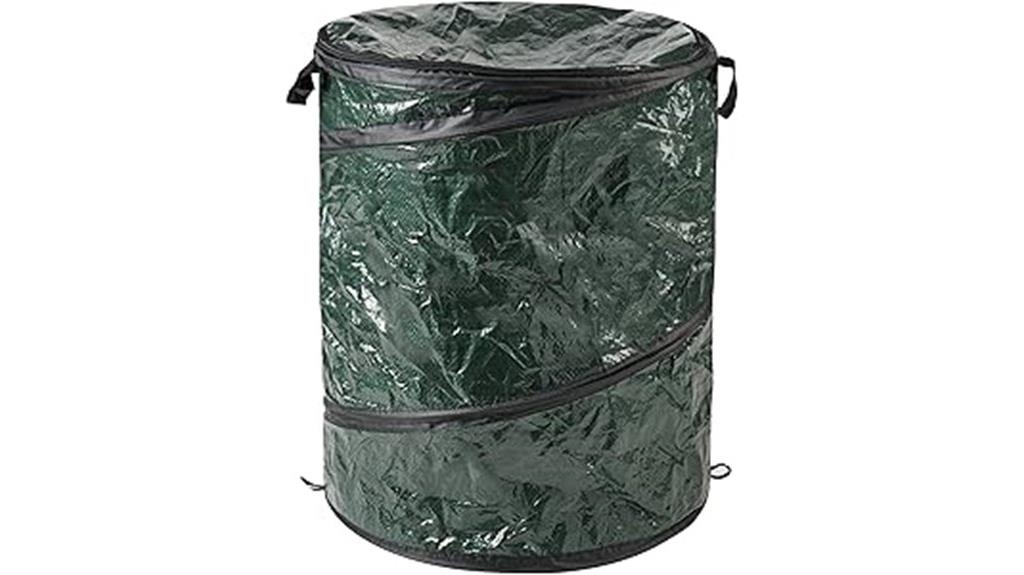 large collapsible outdoor trash can