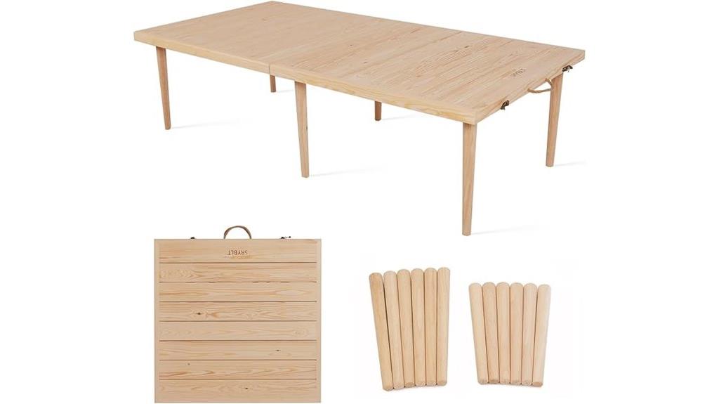 large foldable picnic table