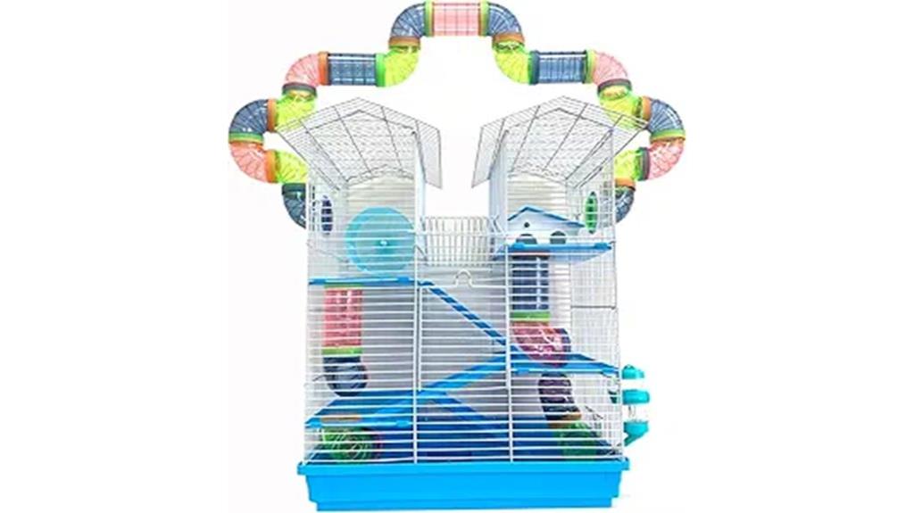 large multi level hamster habitat
