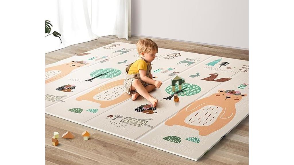 large waterproof reversible play mat
