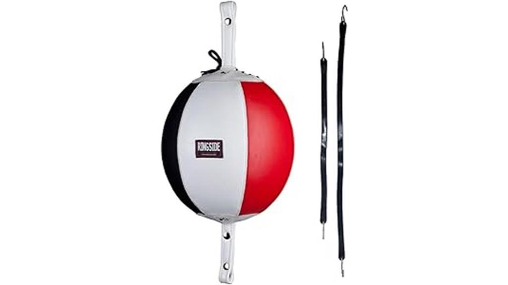 leather double end boxing bag