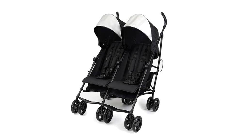 lightweight double stroller