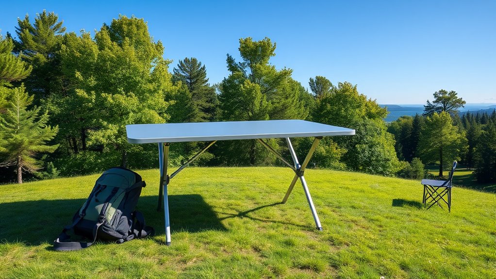 lightweight portable outdoor tables