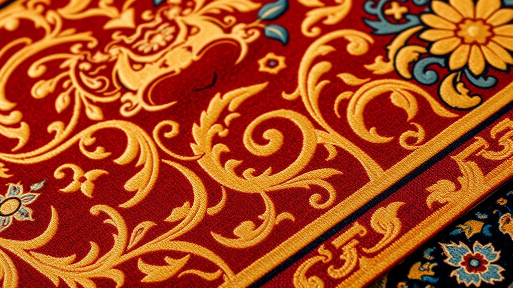 luxury custom silk carpet