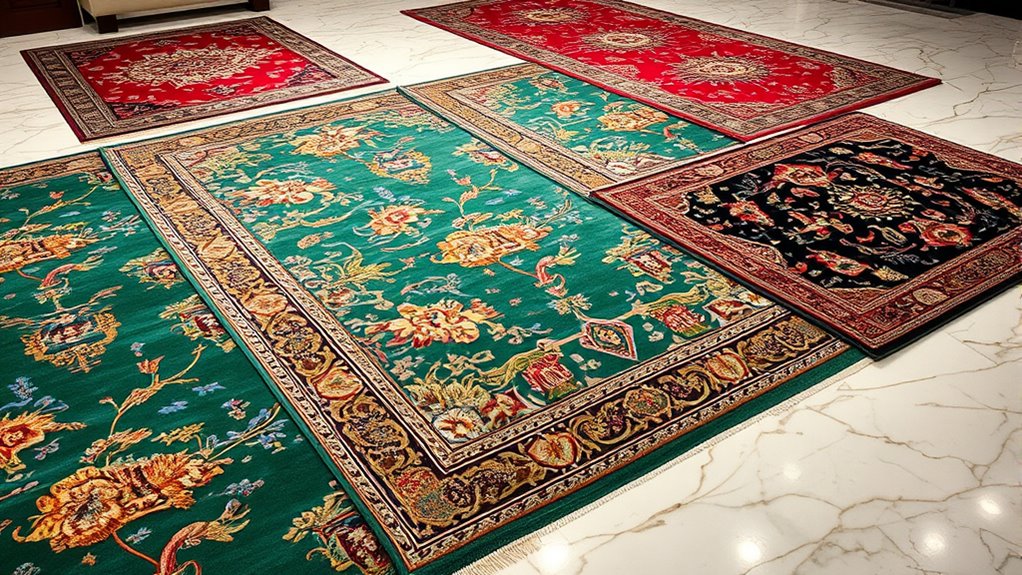 luxury durability silk carpets