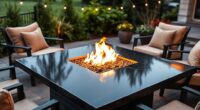 luxury fire pit tables