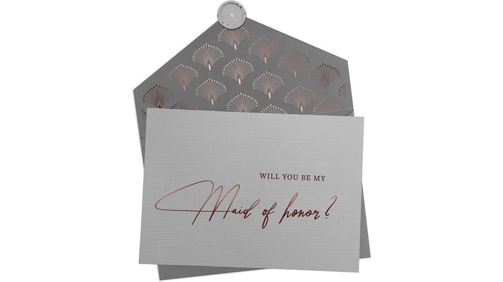 maid of honor proposal
