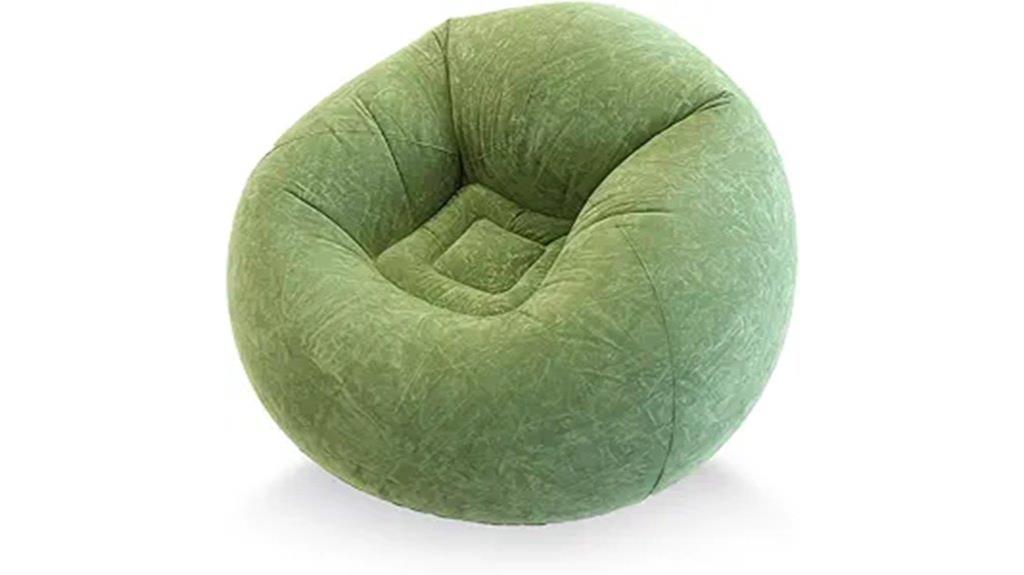military green inflatable lounge