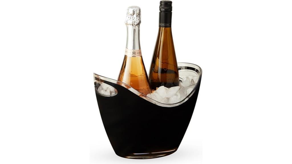 modern 2 bottle chiller