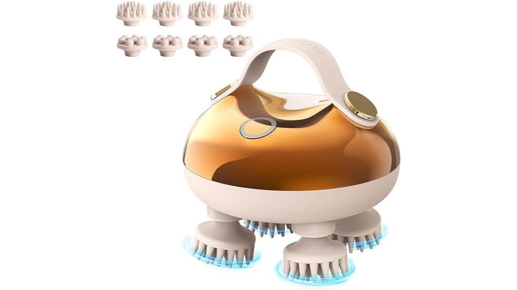 multi function waterproof scalp massager