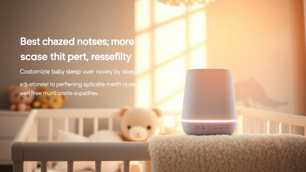 nursery noise machine features