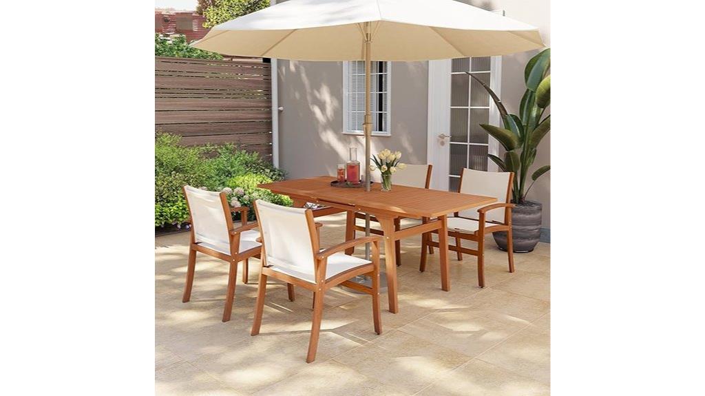 orange casual patio furniture