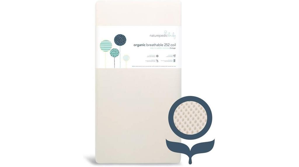 organic waterproof crib mattress