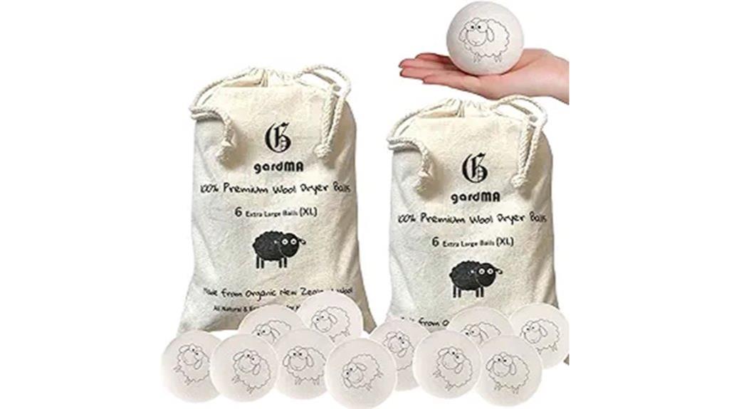 organic xl wool dryer balls