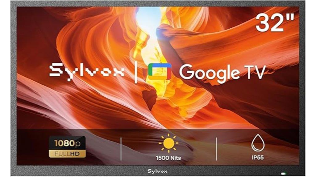 outdoor 32 inch full sun tv