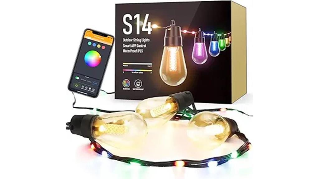 outdoor bluetooth rgb lights