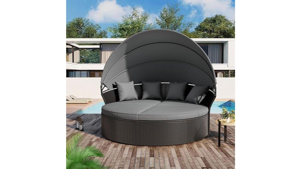 outdoor canopy bed cushions