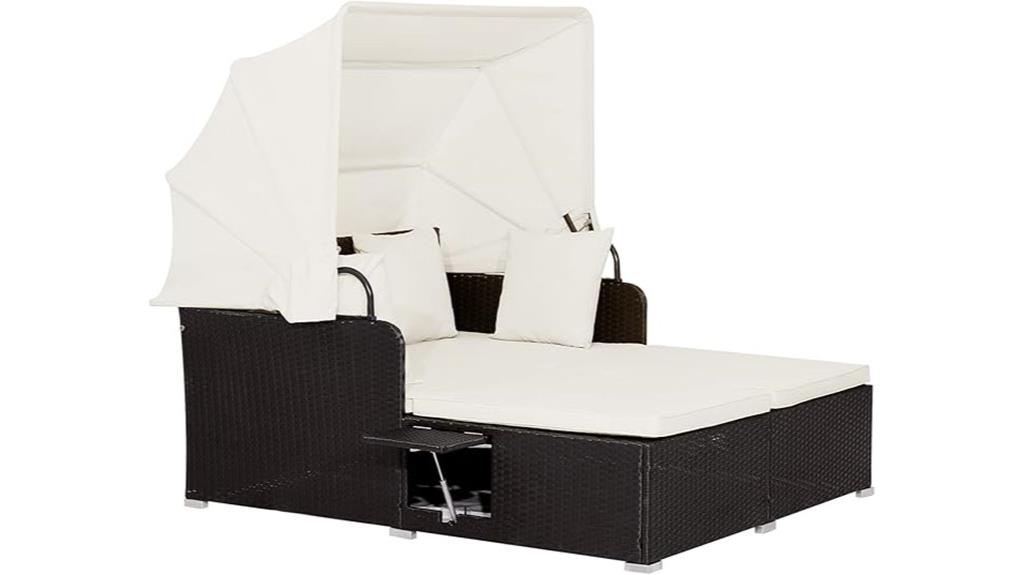 outdoor canopy daybed