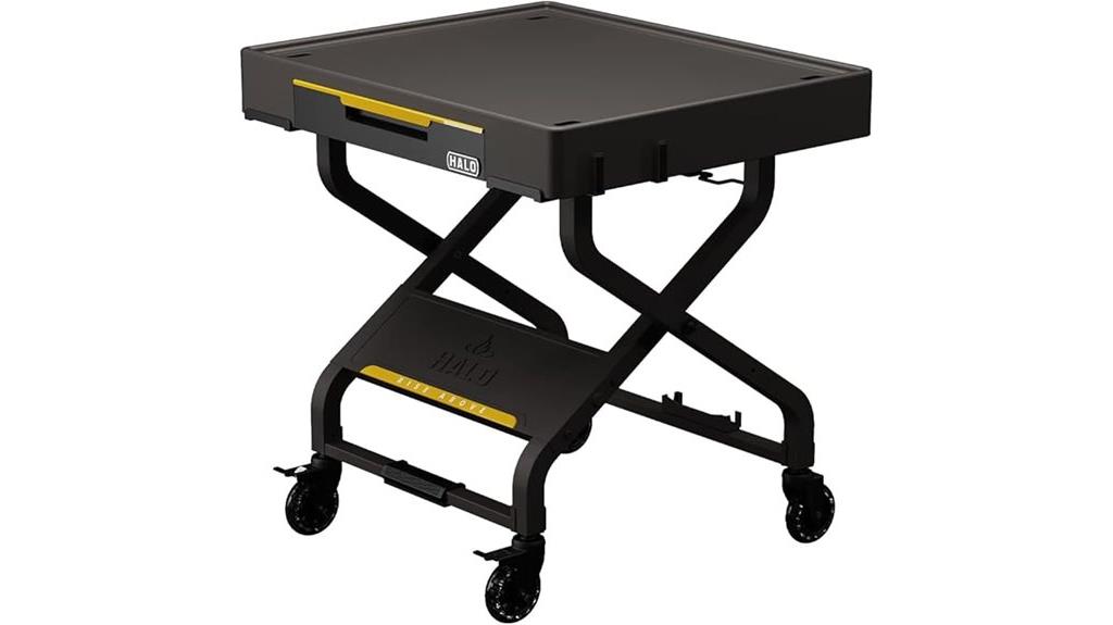 outdoor cart with grill