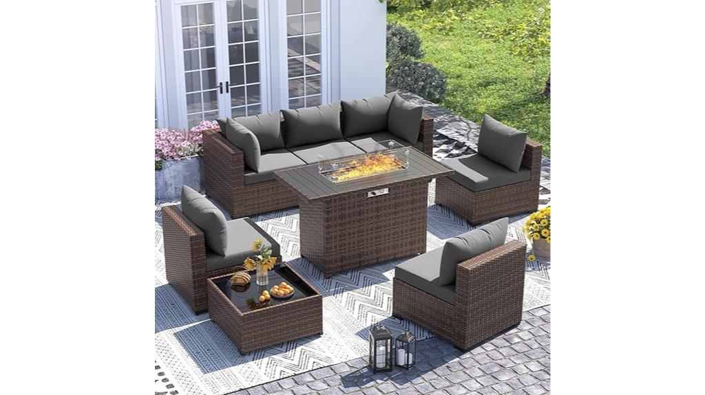 outdoor fire pit furniture
