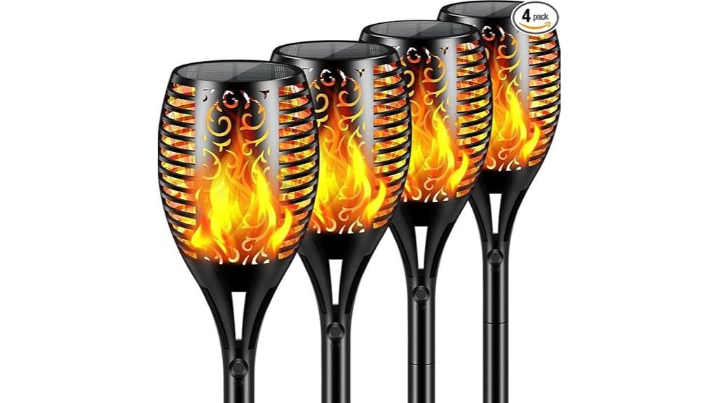 outdoor flickering flame lights