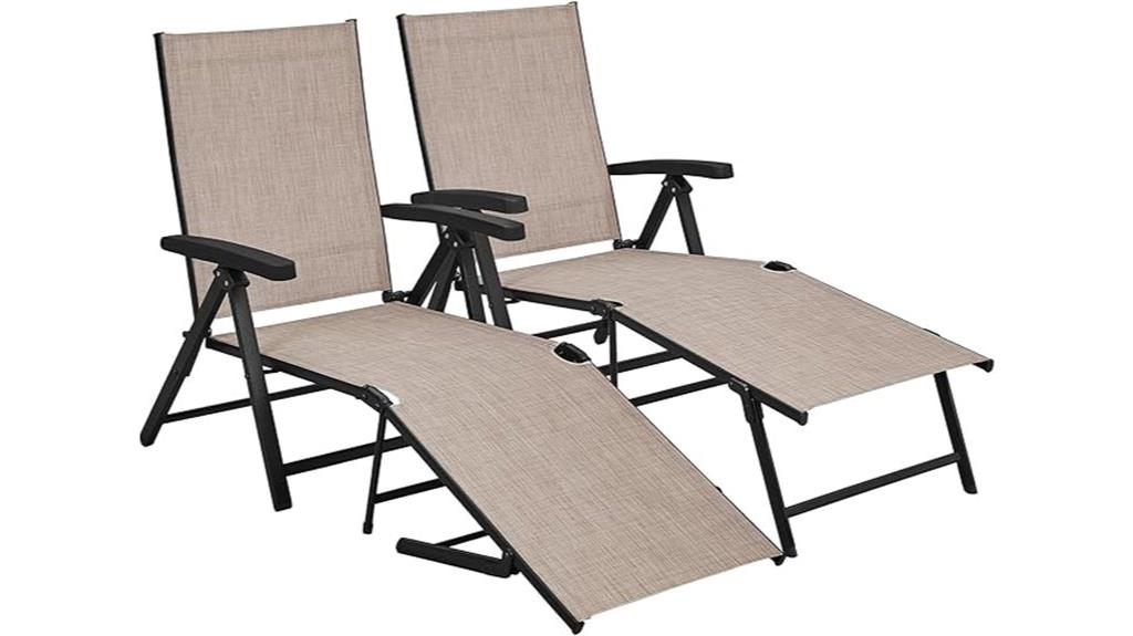 outdoor folding lounge chairs