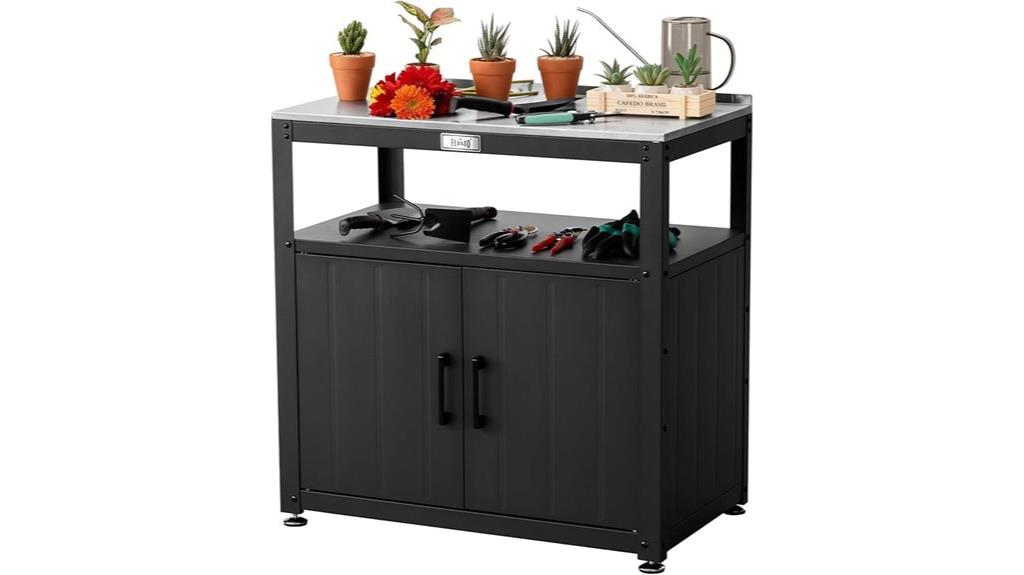 outdoor gardening work station