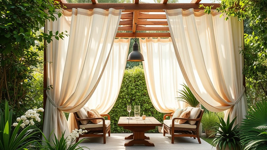 outdoor gazebo curtain considerations
