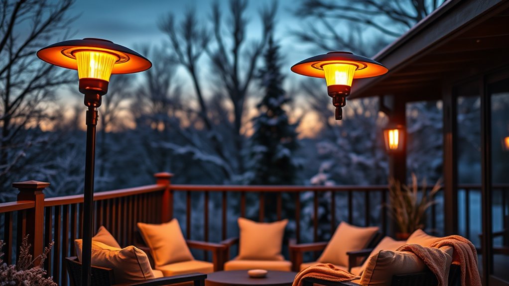 outdoor heat lamp considerations