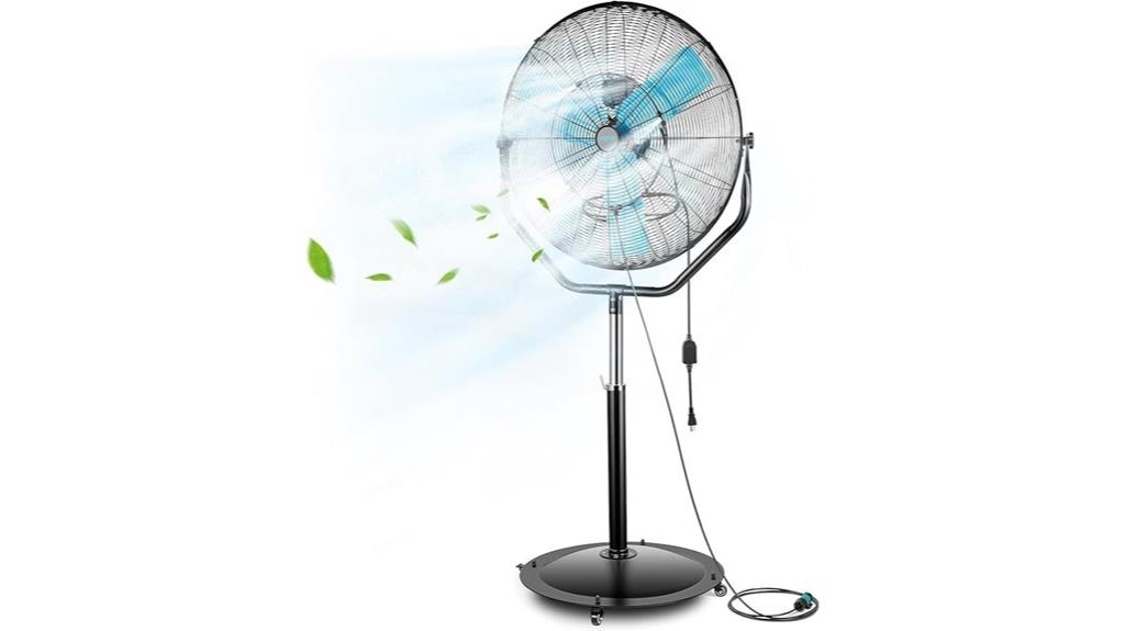 outdoor misting fan 8160 cfm