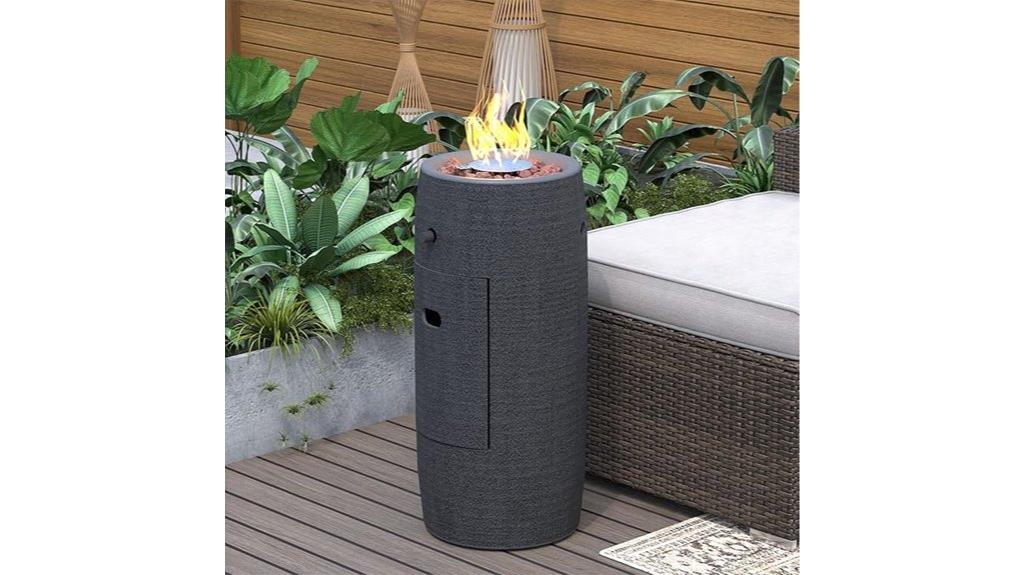 outdoor propane fire pit
