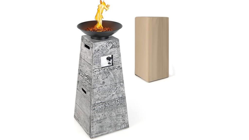 outdoor propane fire pit