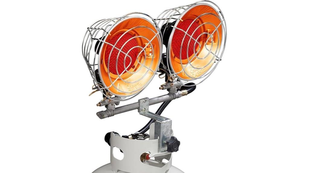 outdoor propane tank heater