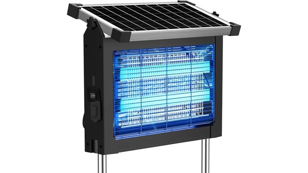 outdoor solar bug zapper