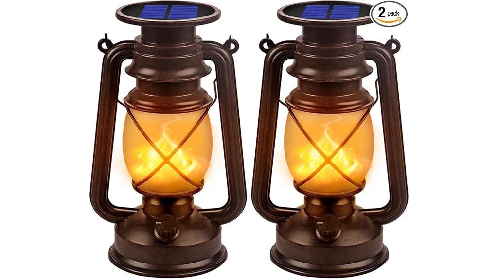 outdoor solar hanging lanterns