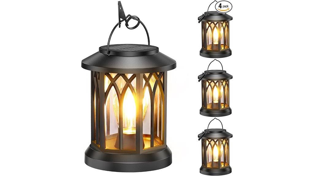 outdoor solar hanging lanterns