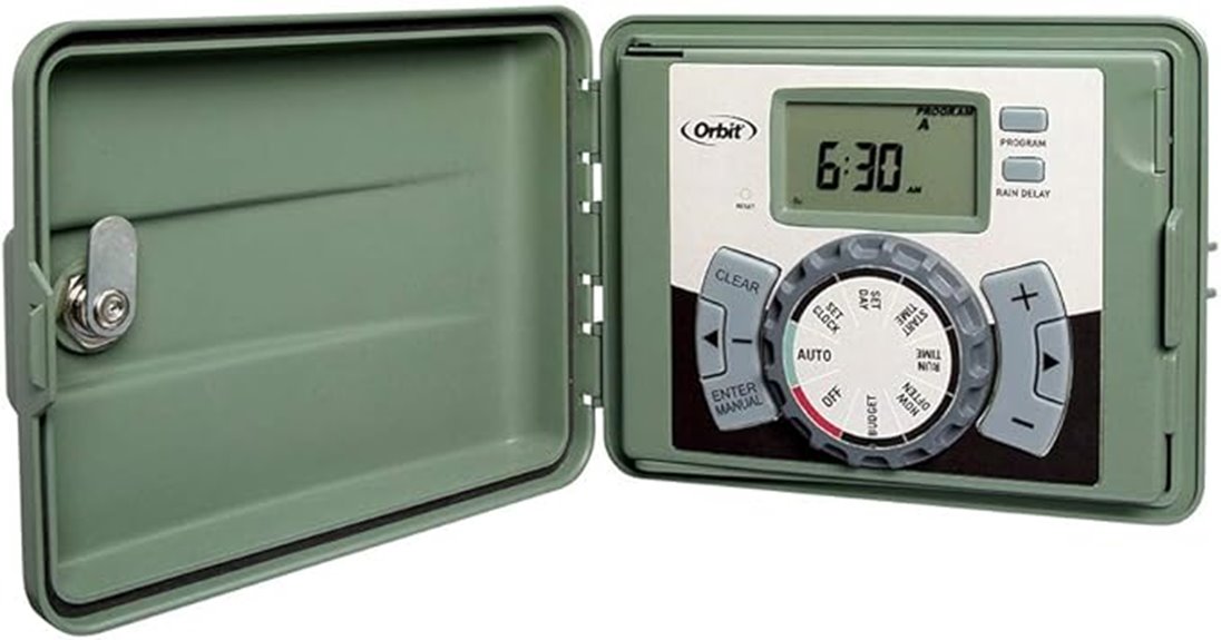 outdoor sprinkler system timer