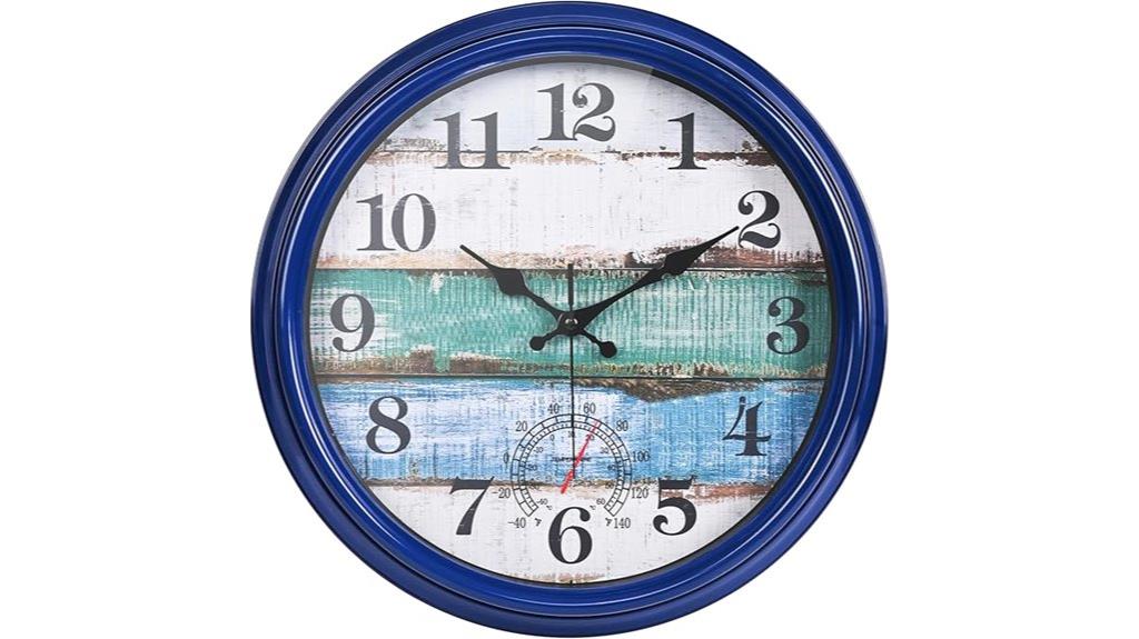 outdoor waterproof coastal clock