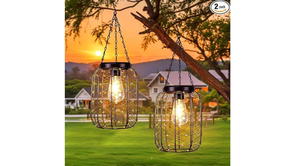 outdoor waterproof hanging lanterns