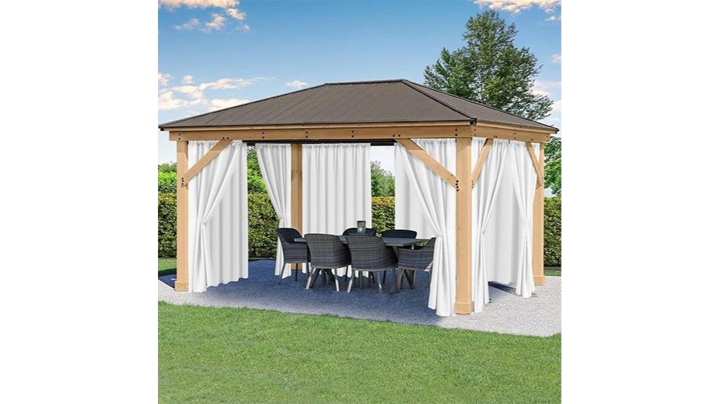 outdoor waterproof patio curtains