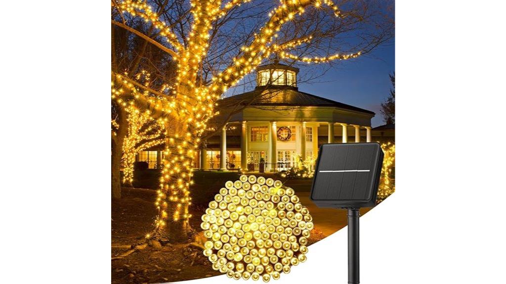 outdoor waterproof solar string lights